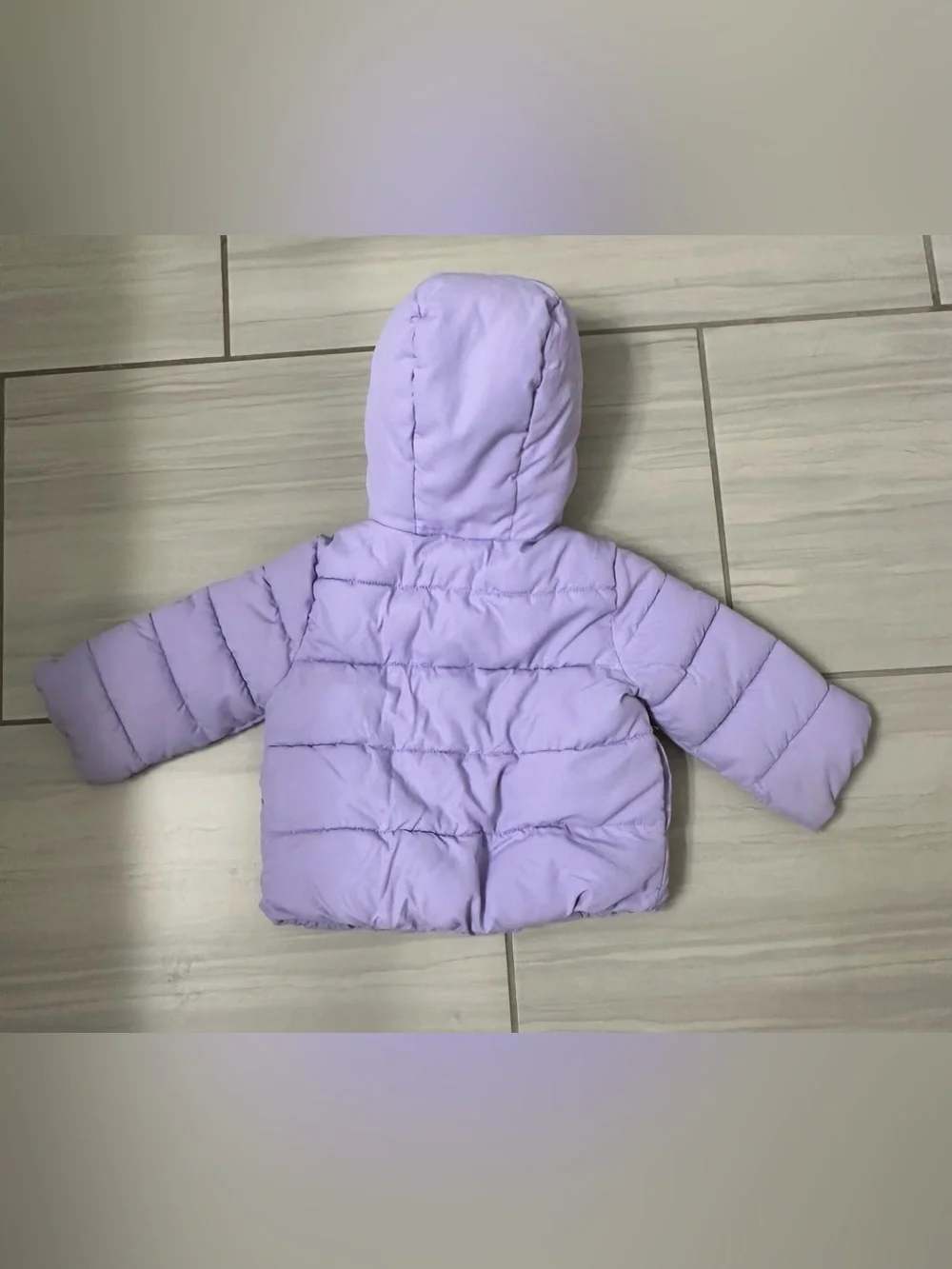 The Children's Place Lilac Hooded Puffer Jacket